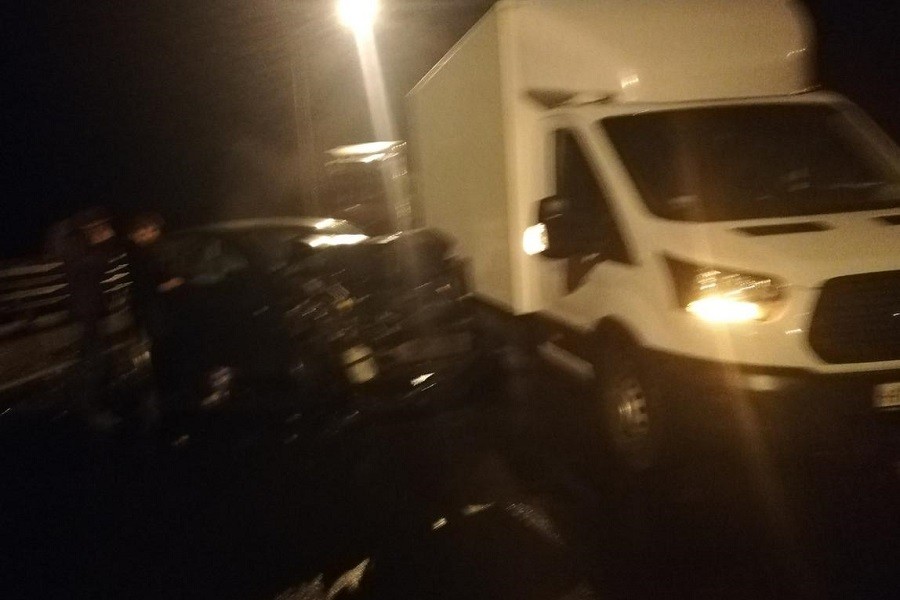 Очевидец: 9 машин разбились на мосту через Дейму