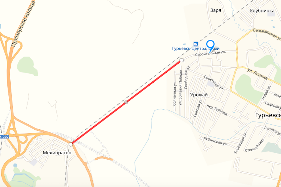 Второй въезд в Гурьевск хотят строить за счет «Безопасных и качественных дорог»
