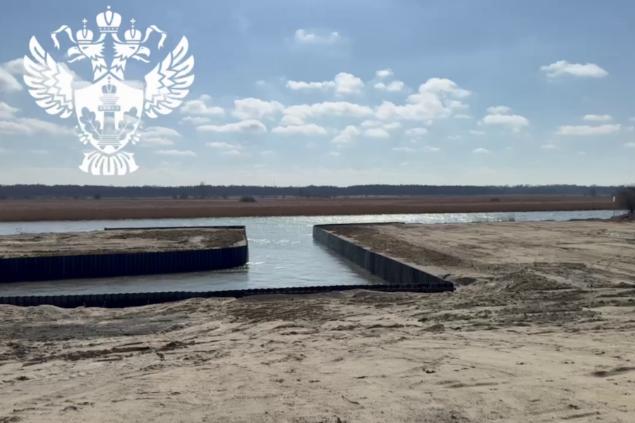 Росприроднадзор: в Прибрежном изменили русло реки Новая Преголя (видео)