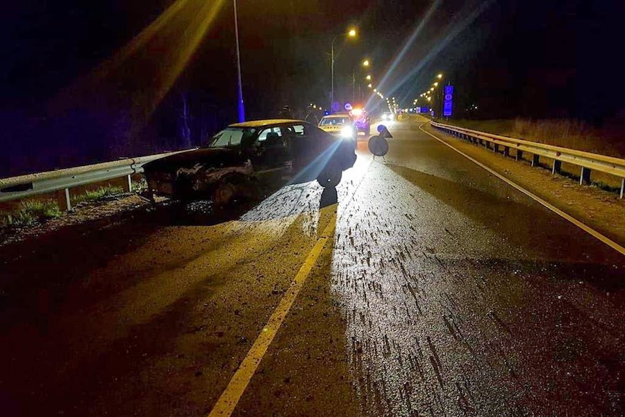 Под Талпаками пьяный водитель без прав вылетел на встречную и устроил ДТП (фото)