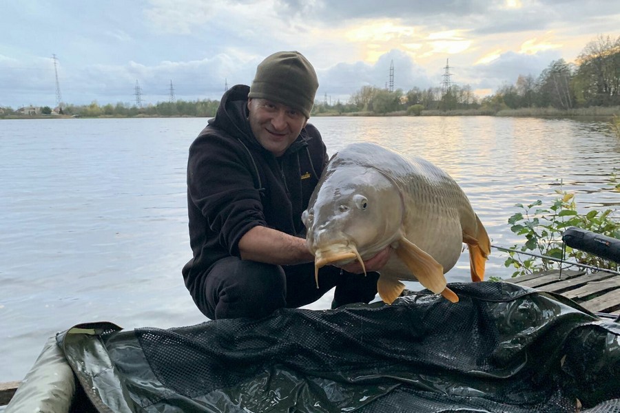 Калининградский рыбак поймал карпа весом 26.4 кг (фото)