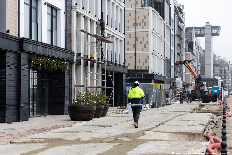 Застройщик променада Светлогорска обещает восстановить поврежденные участки