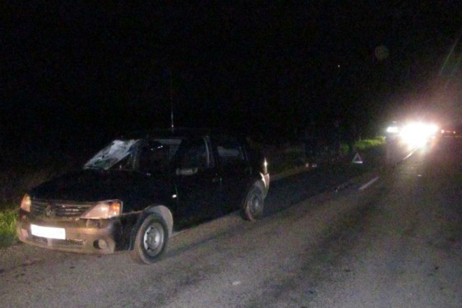 Под Полесском сбили ехавшего по середине дороги велосипедиста (фото)