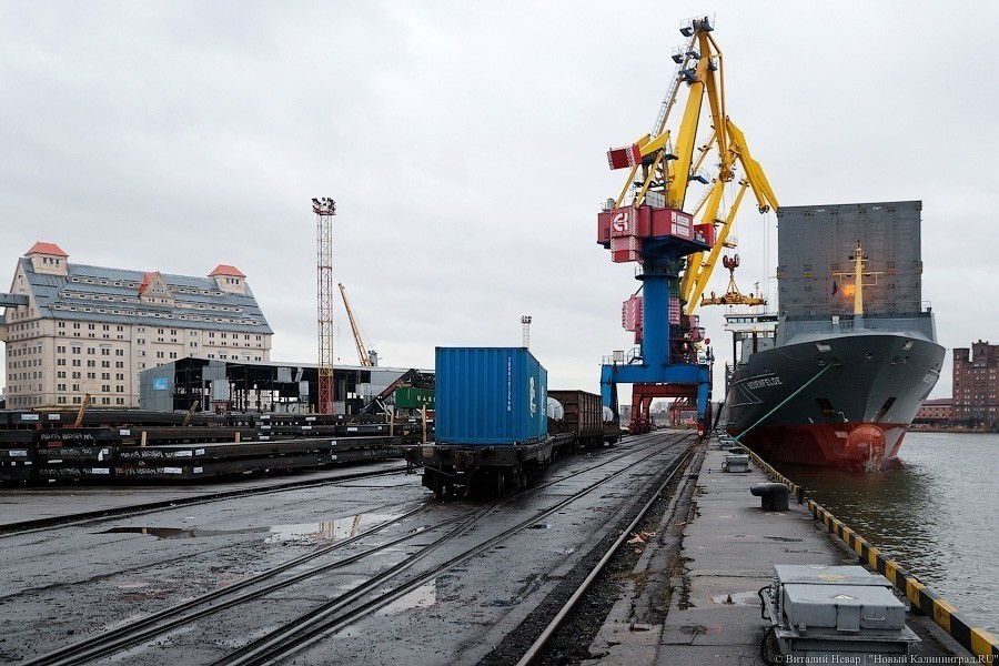 Названы потери грузооборота калининградских портовых терминалов в 2020 году
