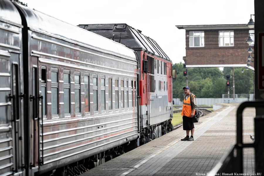 КЖД изменяет порядок движения поездов на Балтийском и Гурьевском направлениях