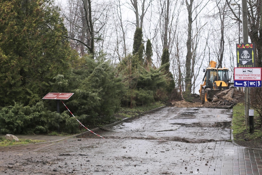 В Светлогорске для пешеходов закрывается «серпантин» (фото)
