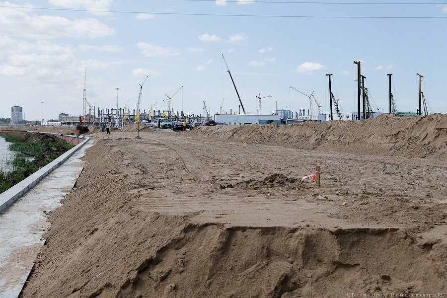 Власти Калининграда выдали разрешение на строительство берегоукрепления на Острове