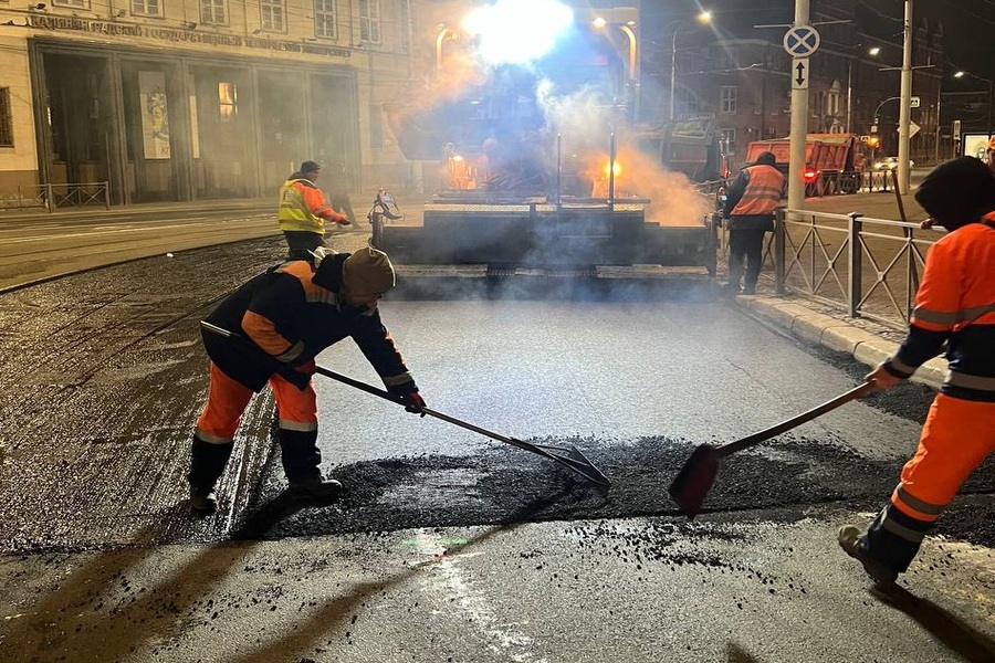 Горвласти предупредили о дорожных работах в центре Калининграда