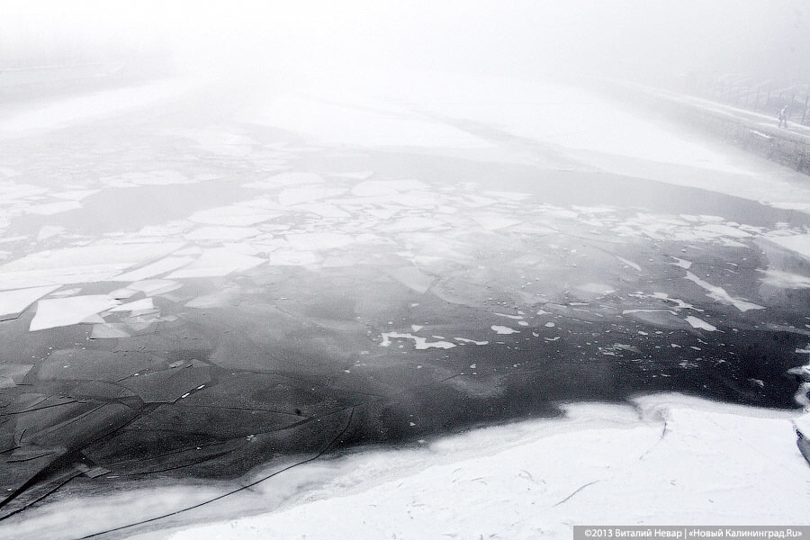 Мэрия Калининграда предупреждает об опасности выхода на лед