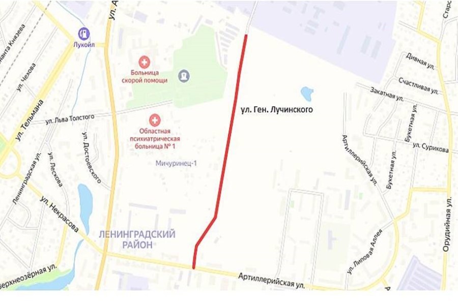 Еще не начавшая строиться ул. Лучинского в Калининграде подорожала на 19 млн рублей