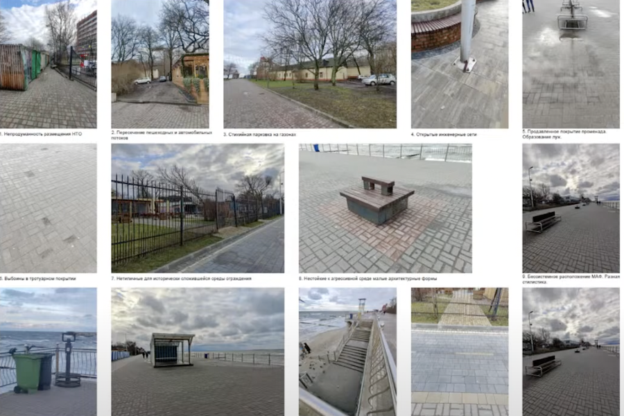 С променада в Зеленоградске хотят убрать ларьки и «самовольно передвигающиеся» урны