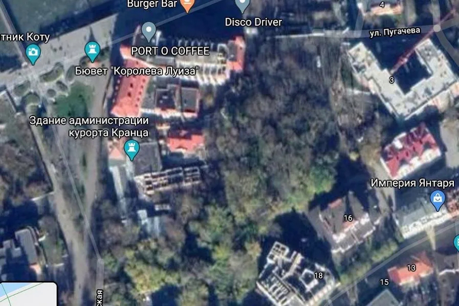 В Зеленоградске хотят благоустроить парк между Курортным проспектом и променадом