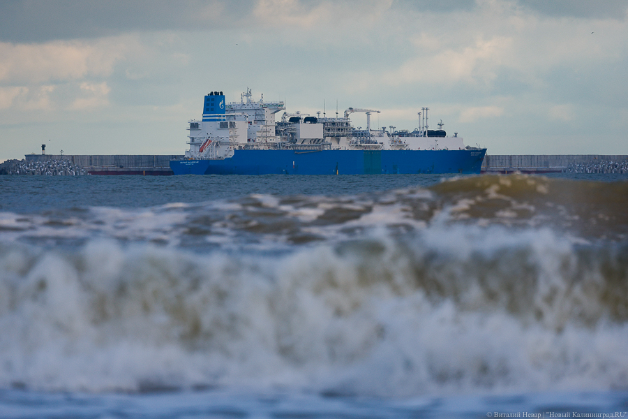 В зоне терминала СПГ в Калининградской области намерены запретить хождение судов