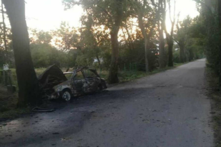 Выпрыгнул до взрыва: видео инцидента в поселке Маршальское