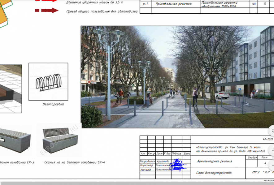 Определена фирма, которая за 30 млн благоустроит пешеходную зону на Соммера