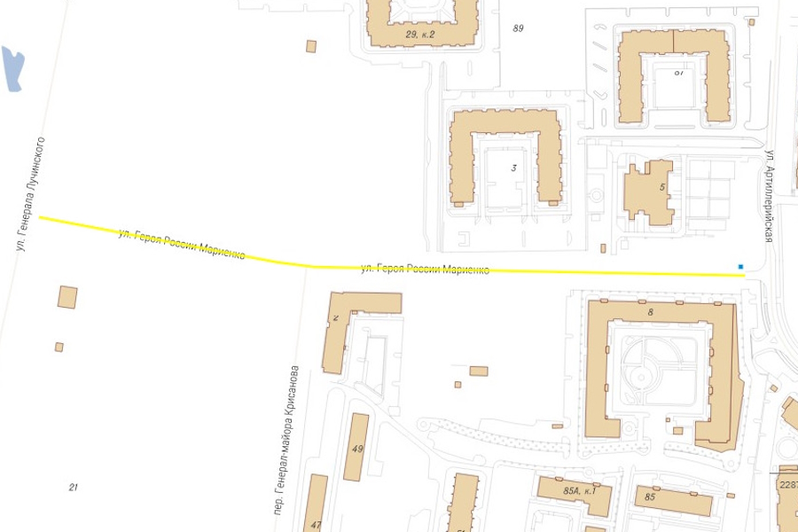 Жители ул. Мариенко в Калининграде пожаловались на узкую дорогу