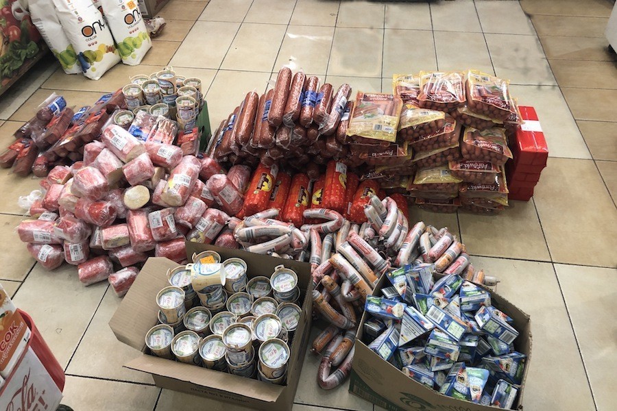 На складах на Полоцкой нашли почти 4 тонны «санкционки» (фото)