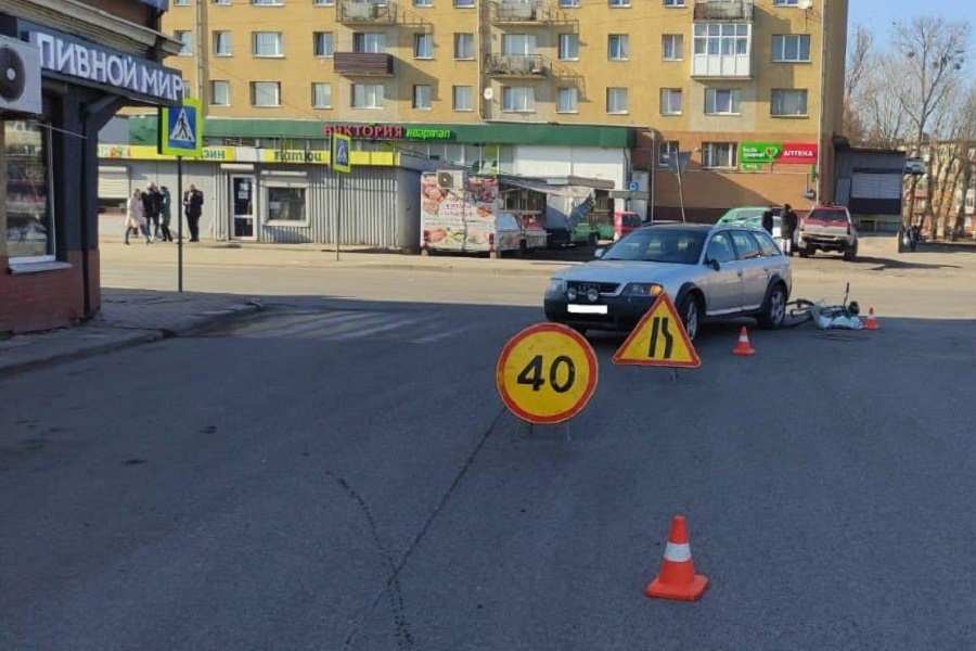 В Полесске водитель «Ауди» сбил 71-летнего велосипедиста (фото)