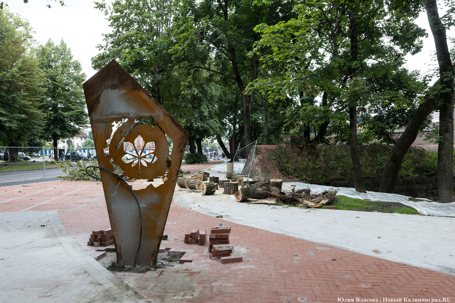 Участок Каштанового парка за башней Врангель обещают открыть на этой неделе