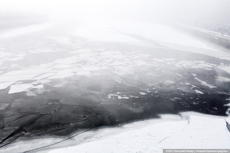 На Куршском заливе нашли вмерзшее в лед тело мужчины, пропавшего год назад