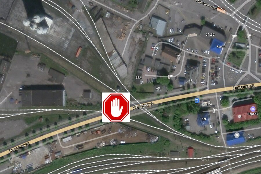 Горвласти предупредили о перекрытии проезда по ул. Портовой с 25 по 27 октября 