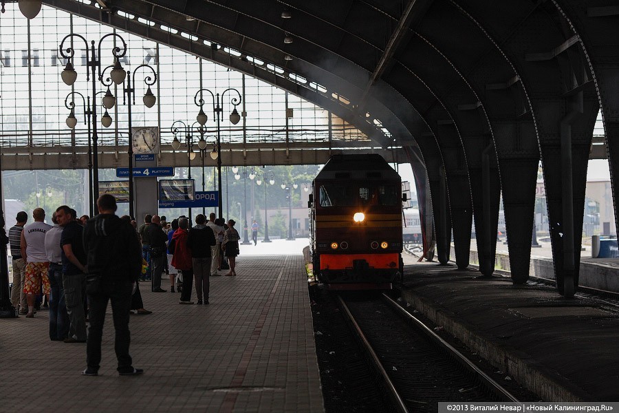 На выходные назначен дополнительный утренний поезд до Зеленоградска