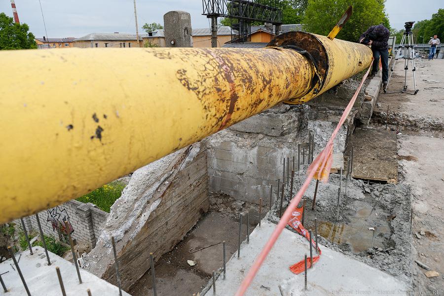 Согласован перенос газопровода у моста на Аллее Смелых