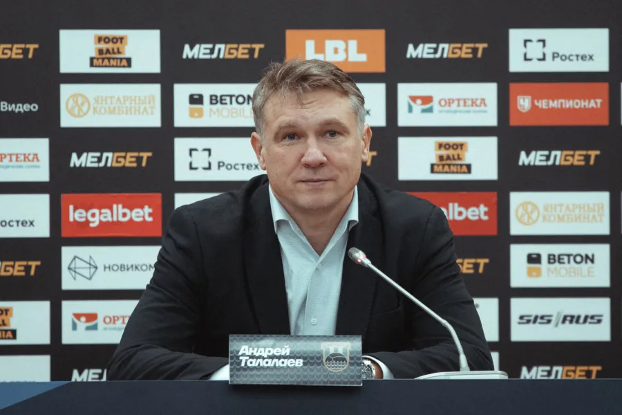 «Балтика» подала апелляцию на красную карточку Андрею Талалаеву