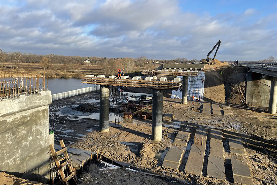 Власти: строительство Северного обхода идёт опережающими темпами (фото)