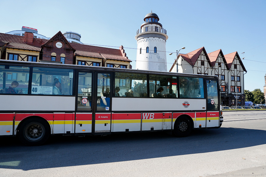 Власти Калининграда: кондиционеров нет в основном в частных автобусах