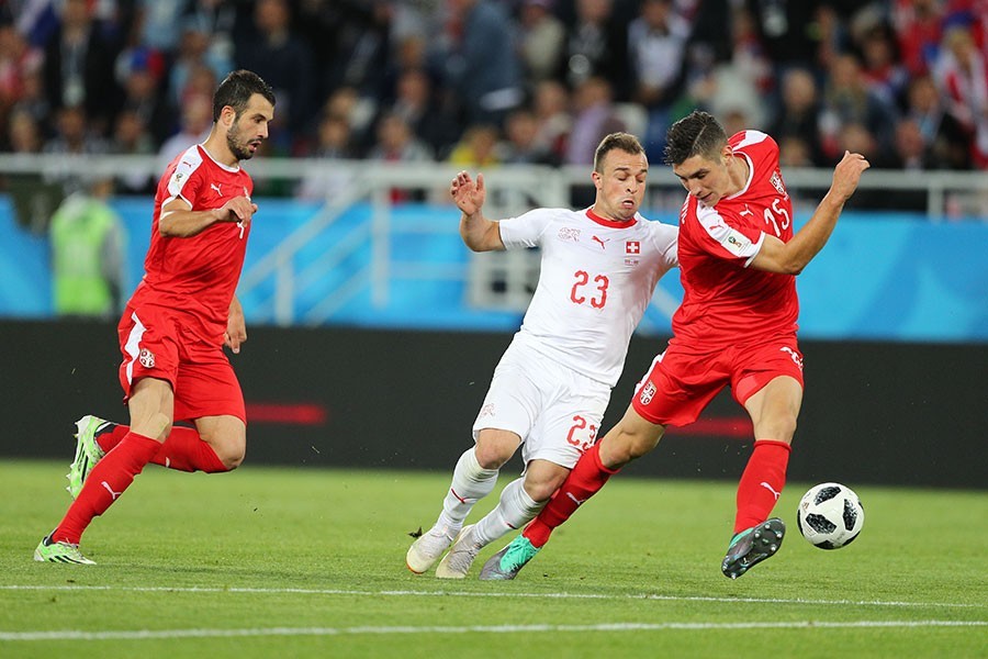 Сербия проиграла Швейцарии в Калининграде