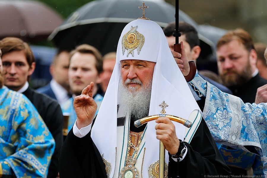 В Калининград приехал патриарх Кирилл, кортеж по обыкновению вызвал пробки