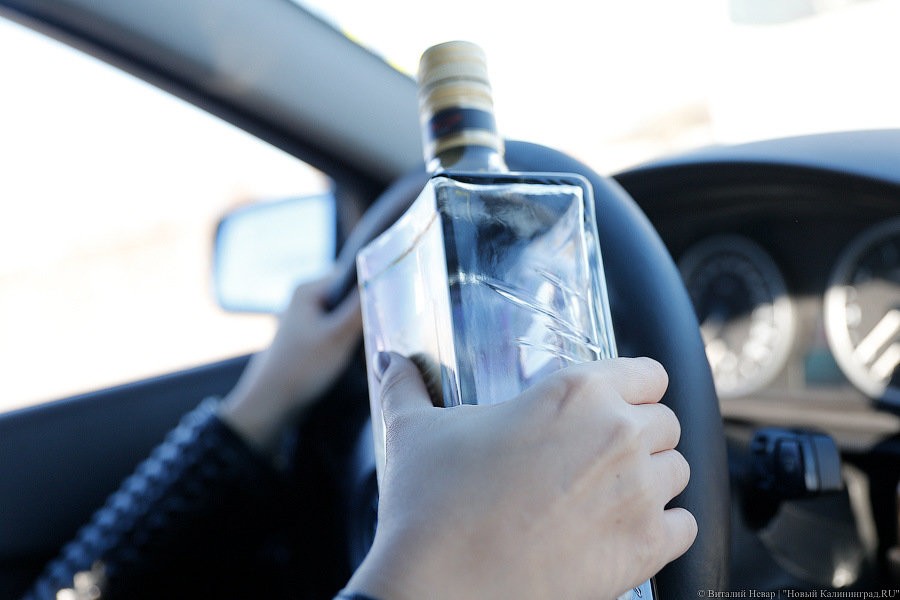 Каждое третье ДТП с погибшими в этом году произошло по вине пьяного водителя