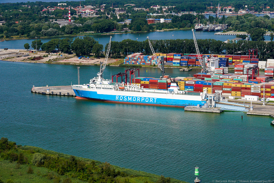 Алиханов: морским путём перевозится 40% от всего грузооборота Калининградской области