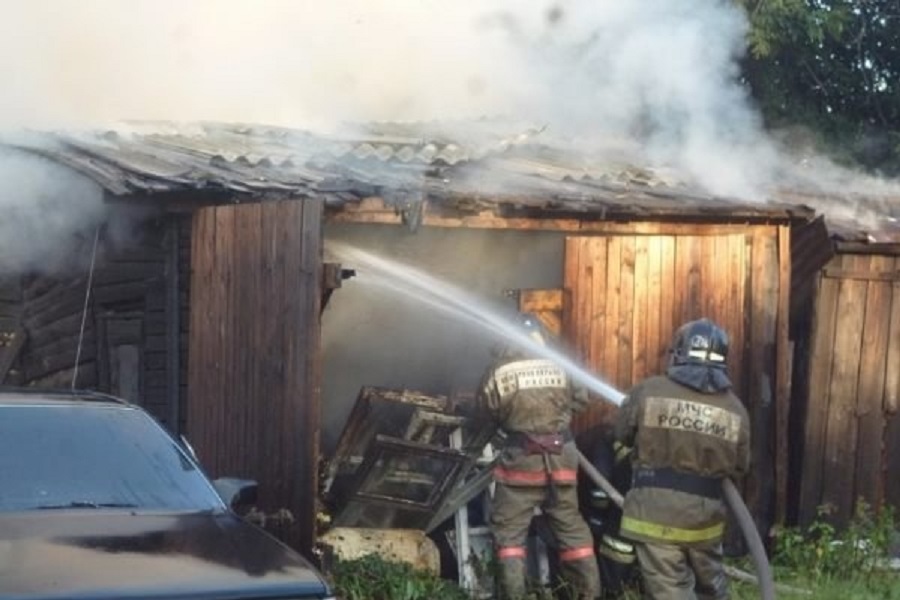 В Зеленоградске произошел пожар с пострадавшим