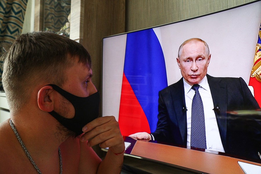  Путин намерен вновь выступить с обращением к россиянам