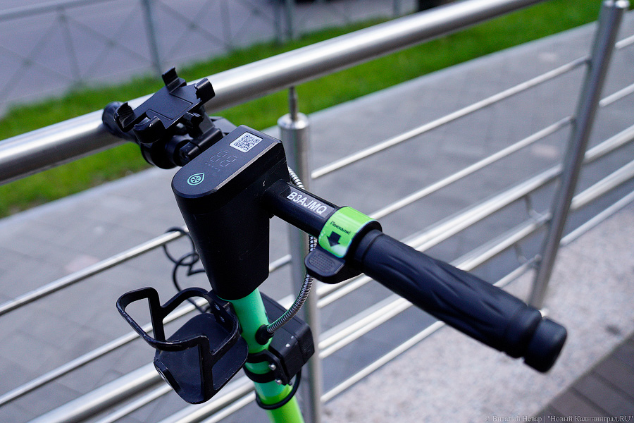 В Зеленоградском округе полиция привлекла к ответственности водителя самоката