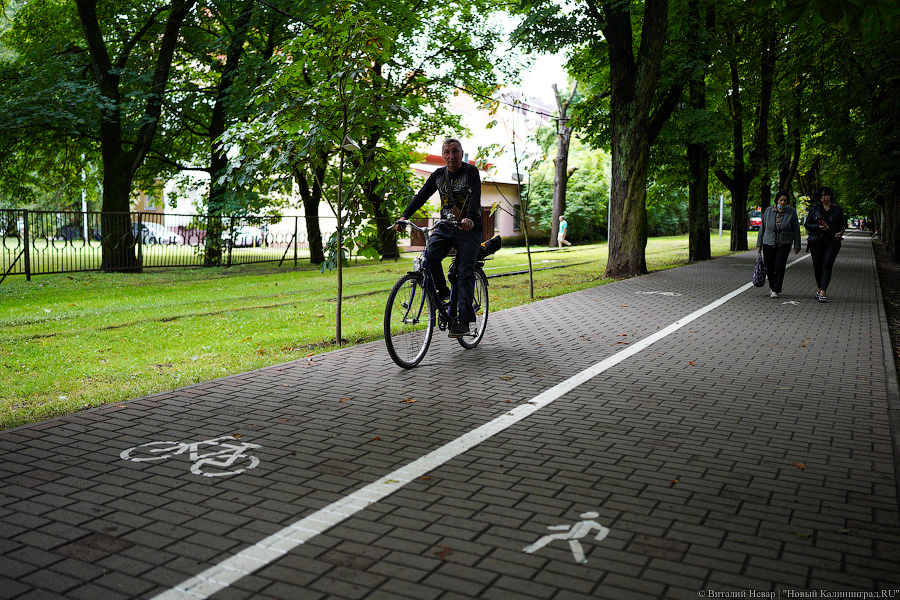 Горвласти назвали улицы, где на тротуарах появится велоразметка