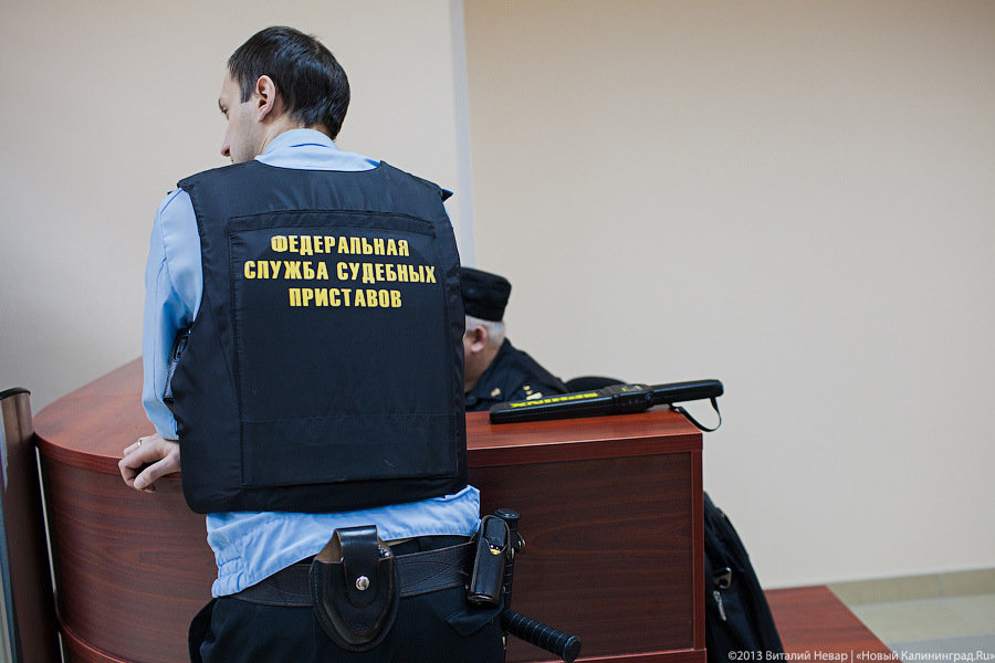 Калининградец сломал приставу нос и получил три года колонии