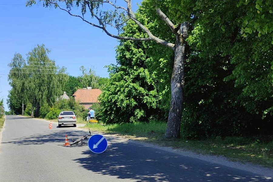 В Советске «Фольксваген» сбил 8-летнего велосипедиста (фото)