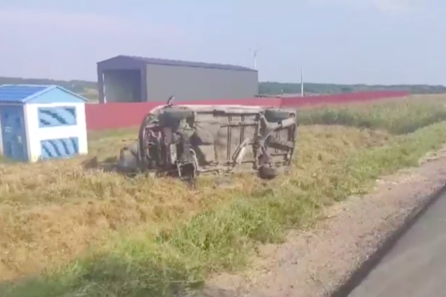 «Нажал на тормоза, нас занесло»: под Зеленоградском в ДТП пострадали трое (видео)