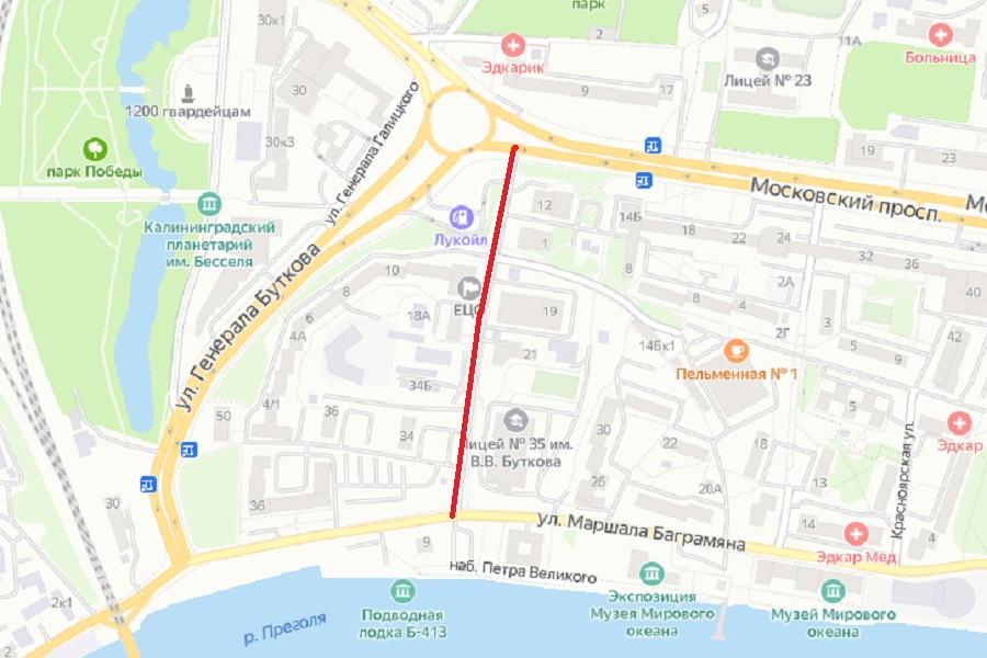 Одну из улиц в Калининграде назвали именем Юрия Савенко