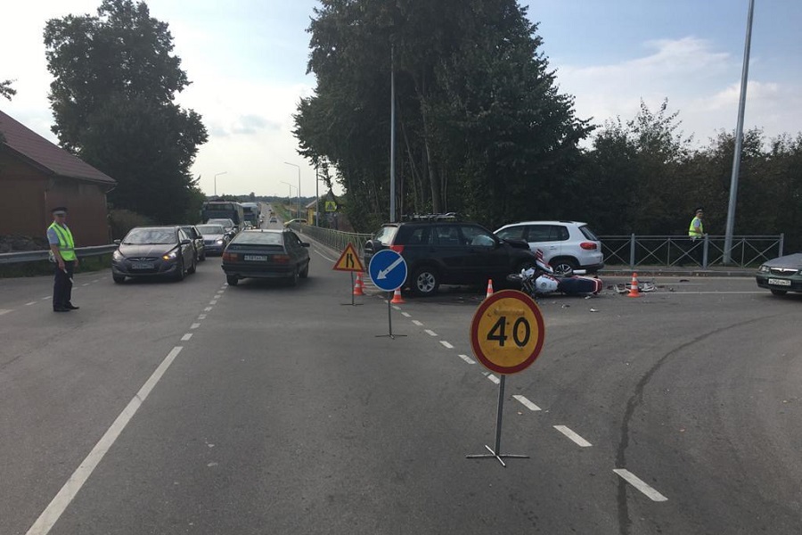 В ГИБДД уточнили подробности ДТП с мотоциклистом в районе Константиновки