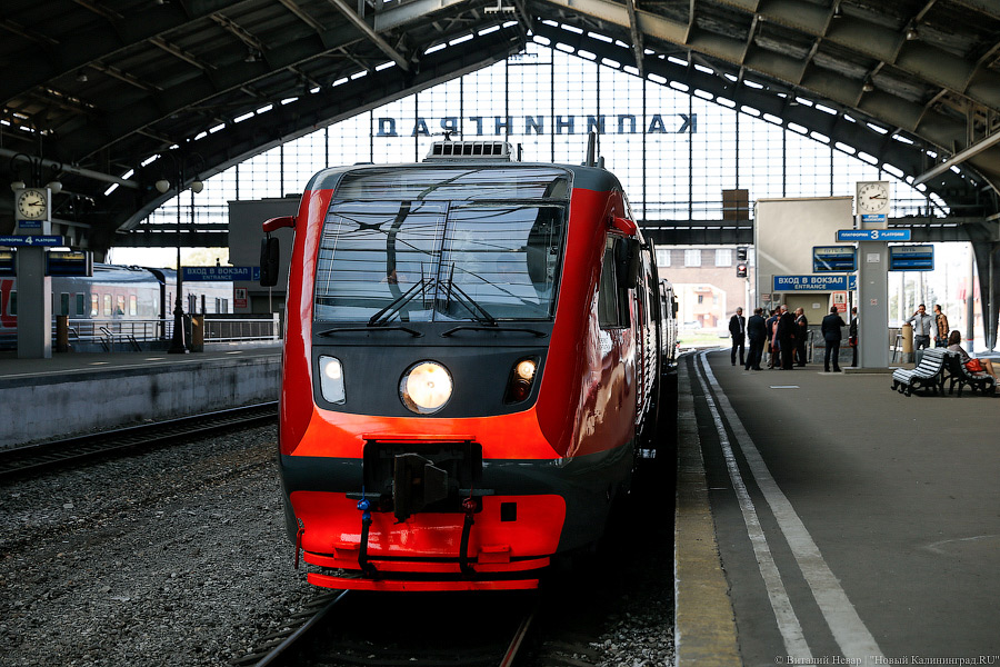 Рельсобус из Калининграда в Железнодорожный запускают с 10 июля