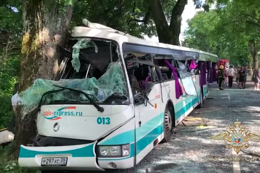 Возбуждено уголовное дело по ДТП с автобусом под Янтарным