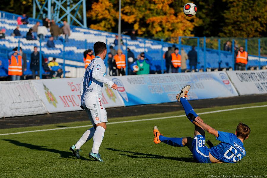«Балтика» проиграла третий матч подряд в ФНЛ