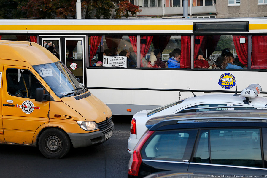 В Калининграде автобусы № 11 пускают по частично измененному маршруту