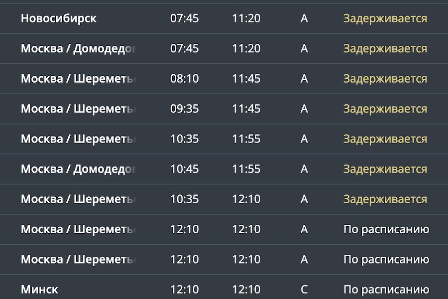 Аэропорт Калининграда предупредил о задержках рейсов 4 июля