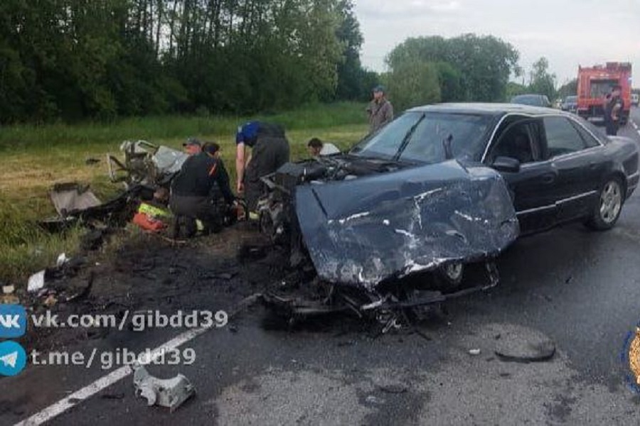 На дороге «Калининград — Полесск» затруднено движение из-за смертельного ДТП