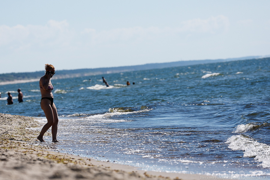 Центральный пляж в Балтийске оказался загрязнен нефтепродуктами